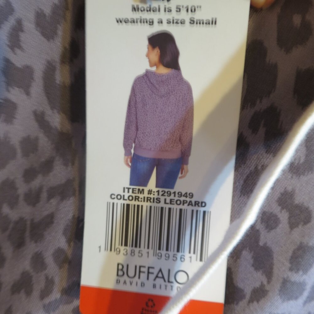 Buffalo Brand Womans Iris leopard Hoodie - Picture 5 of 5